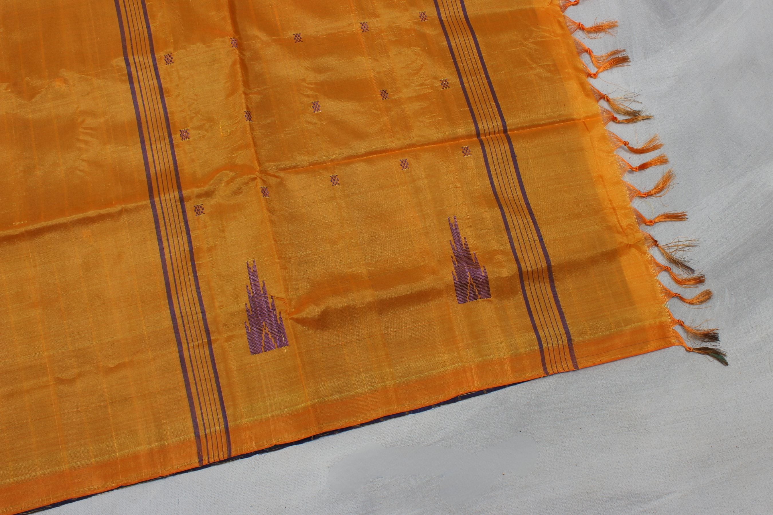 Chic and Sustainable Borderless Banana Pith Saree from JCSFashions Saree JCS Fashions
