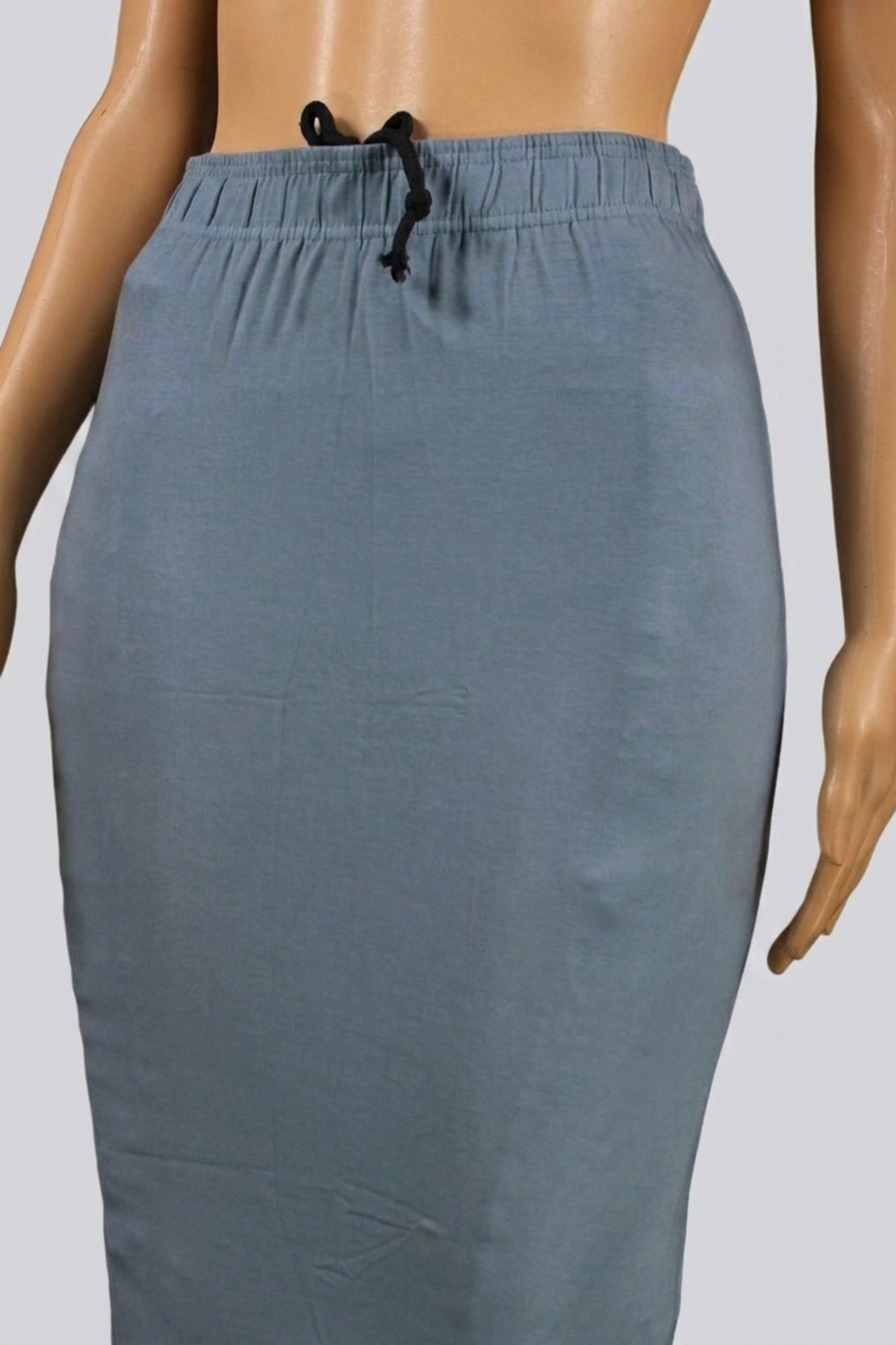 4 Way Lycra Shapewear Inskirt for Women, Steel Grey Body Shaping Skirt with Stretch Fit