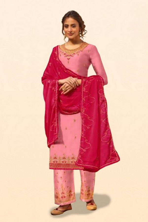 Pink Salwar Set: Comfortable and Stylish Ethnic Wear | JCS Fashions