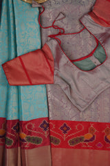 Exquisite Royal Banarasi Tissue Saree with Stylish Jacquard Blouse