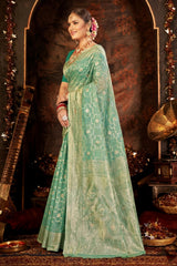 Candy Crush Cotton weaving Saree, beautiful design and light weight saree, saree comes with blouse