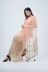 Ethnic Elegance: Soft Net Sharara - Perfect for Special Occasions