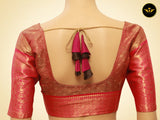 Banarasi Handloom Saree With all Over Zari Butta