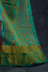 Elegant Semi Tusser Saree embellished with Elephant Motifs