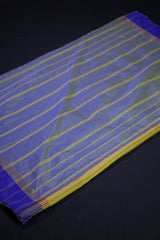 Elegance Semi-Silk Saree with Zari Details & Blouse Material