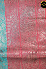 Antique Zari Borders & Contrasting Pallu: Semi Silk Saree