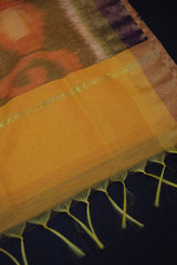 Pochampally Cotton Saree with Complimentary Blouse - Breezy Elegance