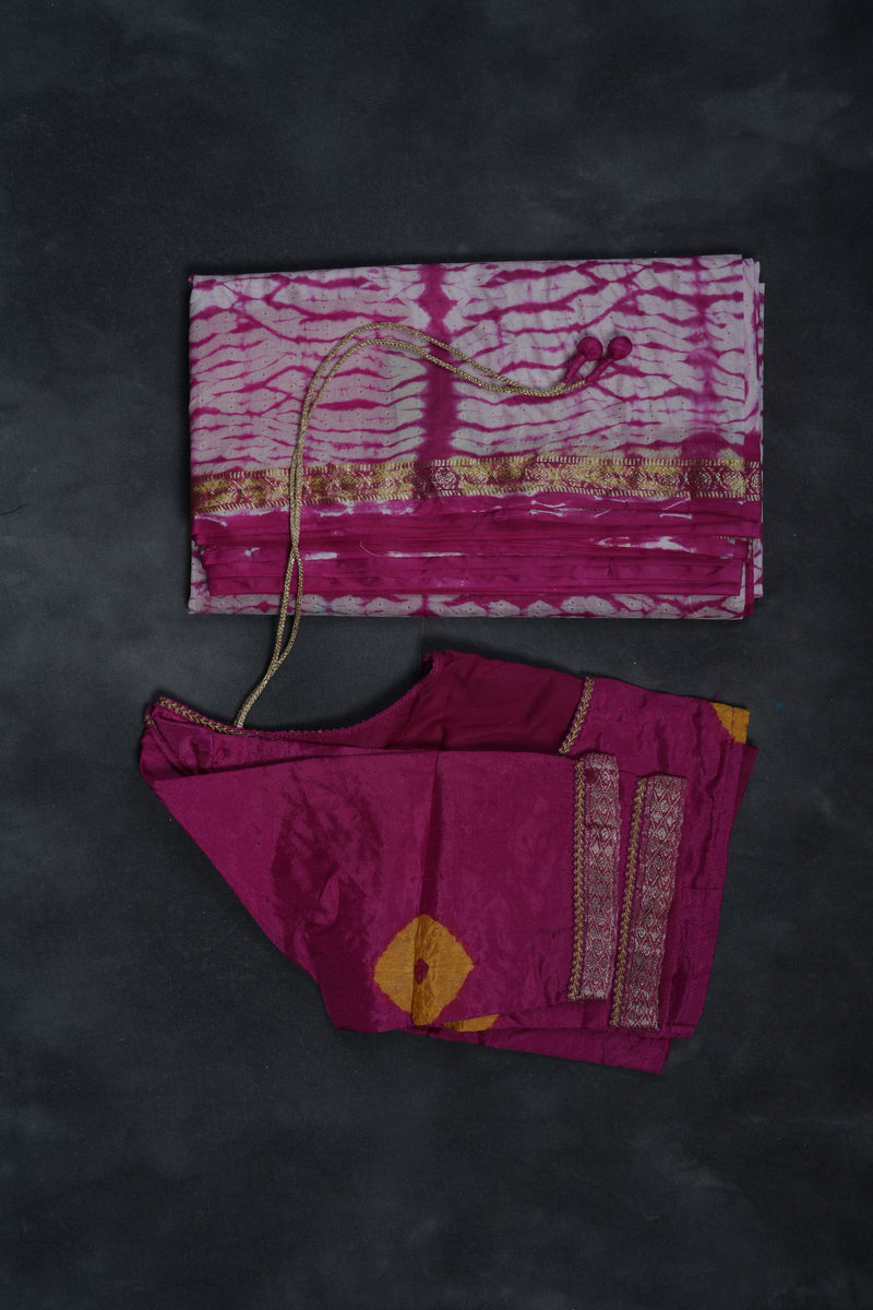 Authentic SHIBORI Sarees with BANDHEJ Design at JCS Fashions