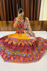 Elegant Traditional Chaniya Choli - In Mesmerizing Yellow