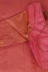Handcrafted Elegance: Pure Handloom Silk Saree with Unique Border
