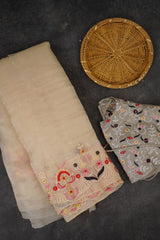 Premium Organza Silk Saree With Fully stitched Satin Bangalori Silk Blouse