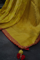 Banarasi Pattu - Authentic Handcrafted Elegance with Zardosi Work
