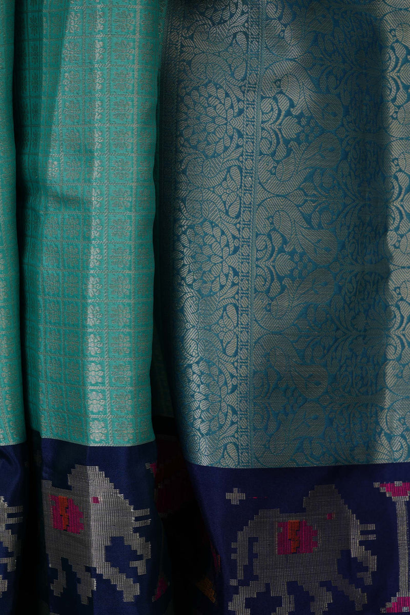 Luxurious Banarasi Tissue Saree with Chic Jacquard Blouse