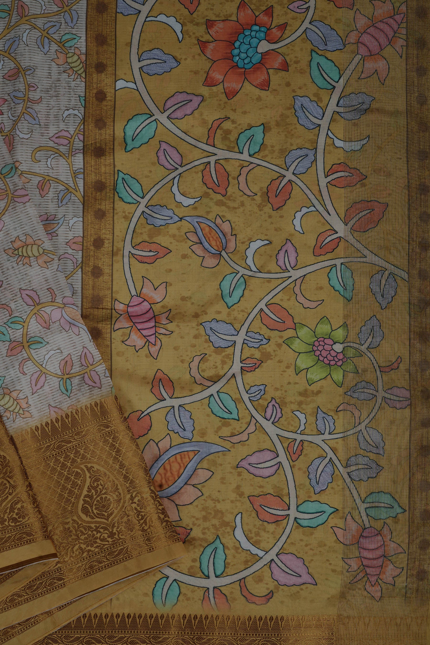Experience Traditional Elegance with Comfortable Semi Chanderi Silk Saree JCS Fashions