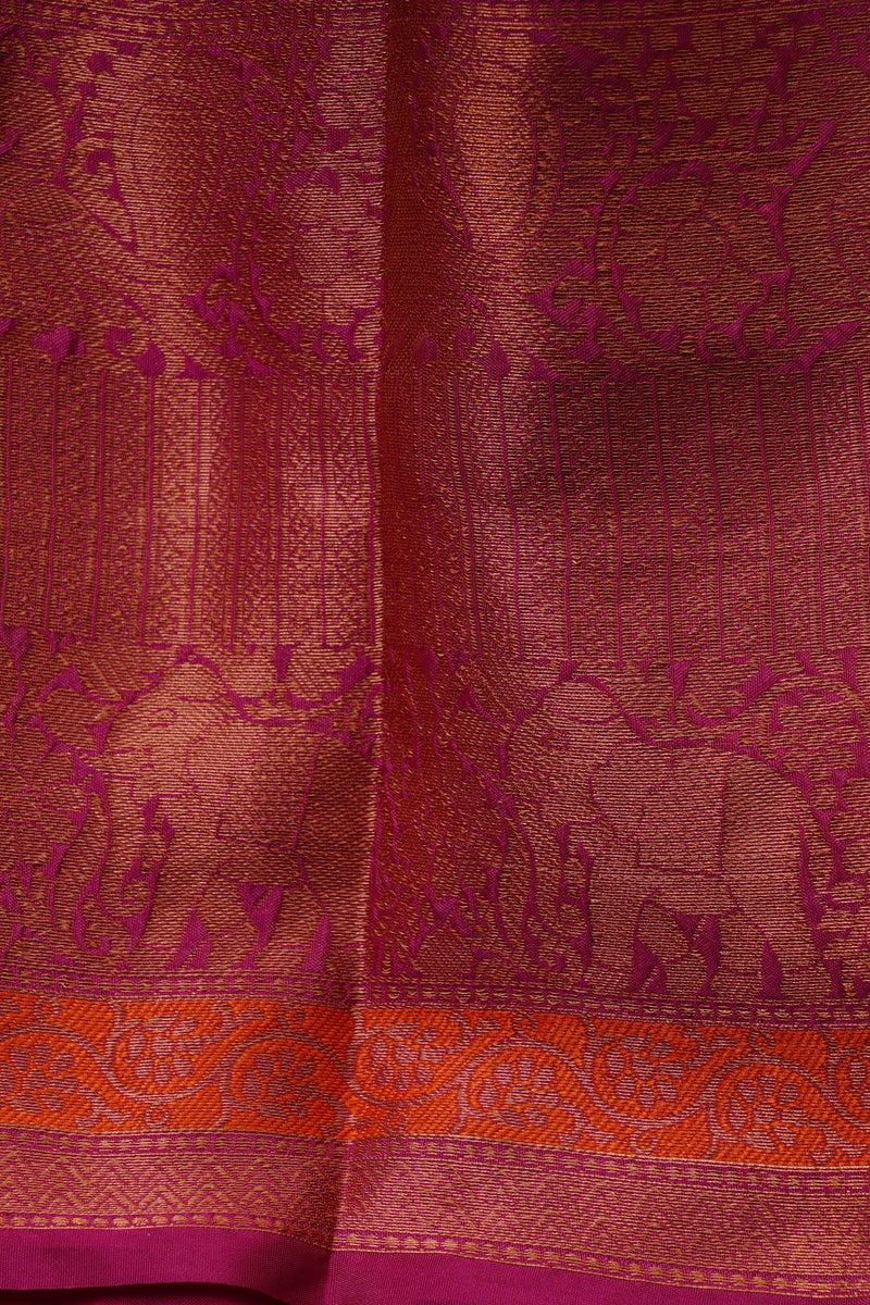 Regal Banarasi Tissue Saree with Jacquard Blouse: Traditional Style