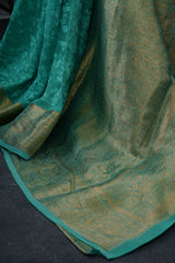 Chikankari Embroidered Georgette Saree with Designer Blouse