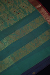 Premium 6 3/4 Yard Cotton Saree with Rich Pallu - Ethnic Elegance