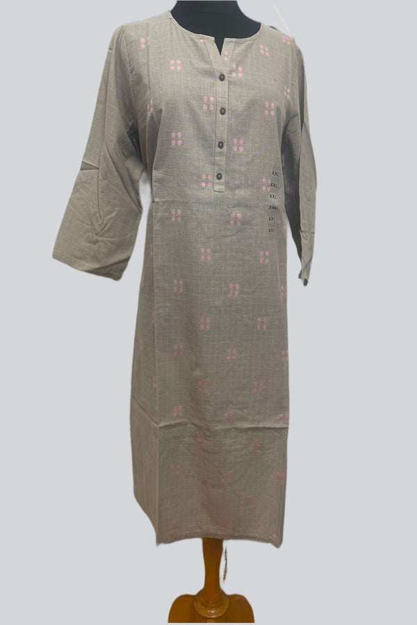 Dive into Cool Comfort with Our Handloom Cotton Kurtis at JCS Fashions