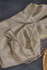 Regal Banarasi Soft Silk Saree & Brocade Blouse - Indian Craftsmanship