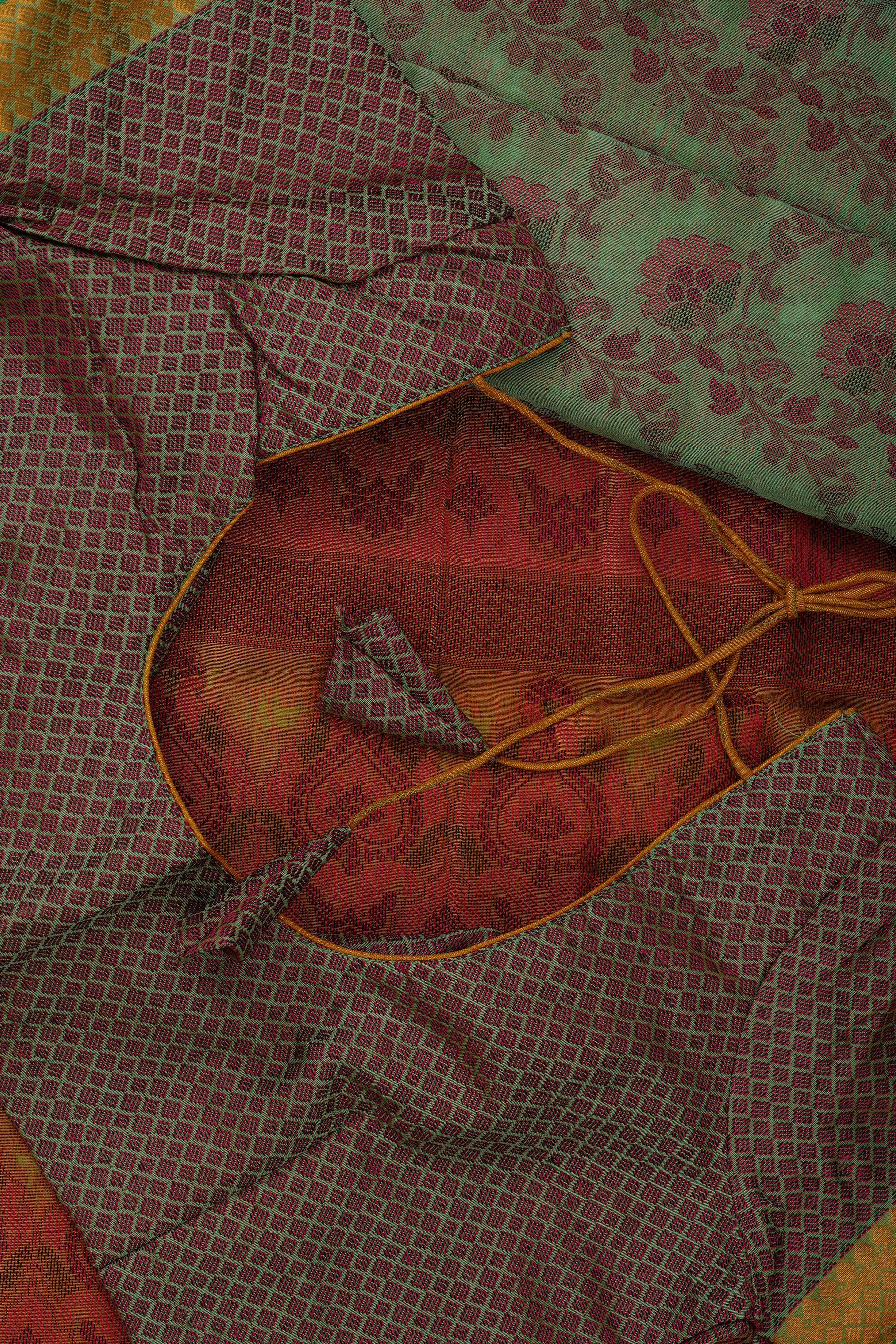 Luxurious Semi Dupion Silk Saree with Rich Adornments Saree JCS Fashions