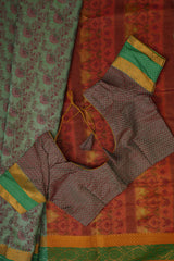 Luxurious Semi Dupion Silk Saree with Rich Adornments