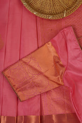 Handcrafted Elegance: Pure Handloom Silk Saree with Unique Border