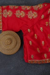 Banarasi Pattu - Authentic Handcrafted Elegance with Zardosi Work