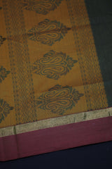 Traditional Elegance: Premium Cotton Saree with Rich Pallu Design