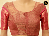 Traditional Banarasi Handloom Saree With intricate zari work throughout