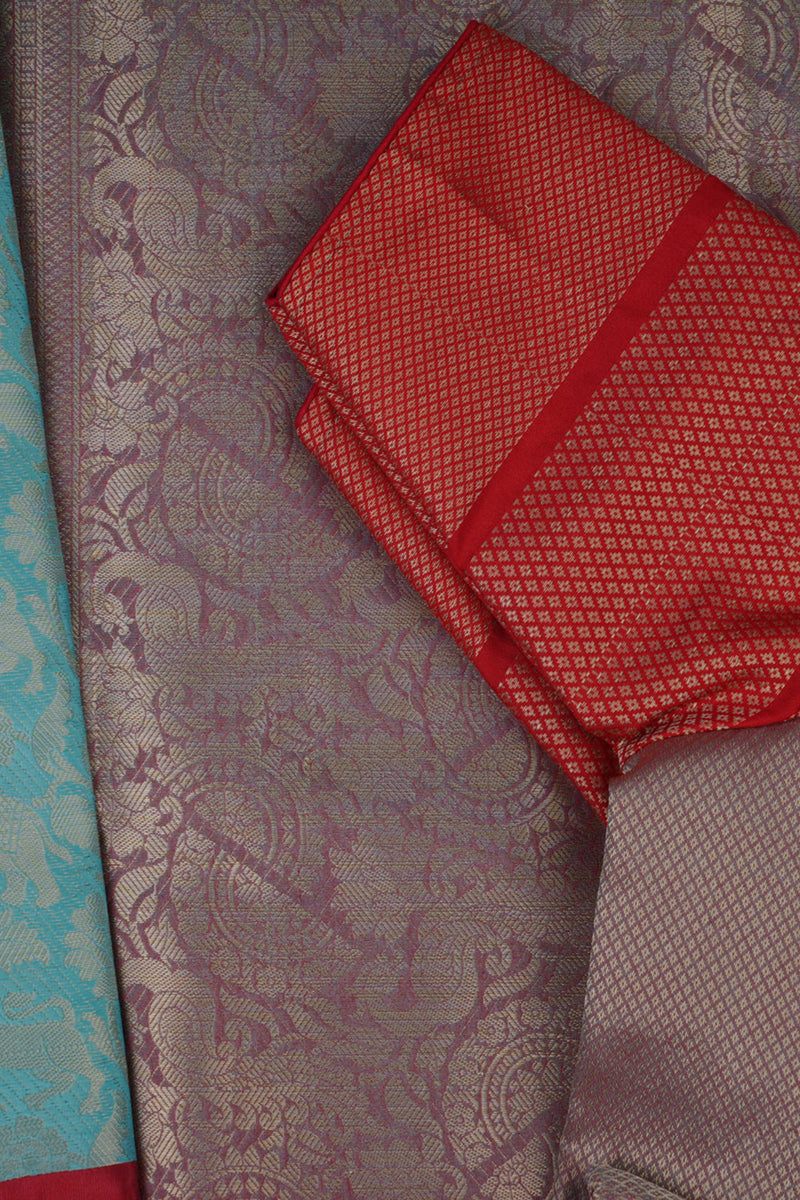 Exquisite Royal Banarasi Tissue Saree with Stylish Jacquard Blouse