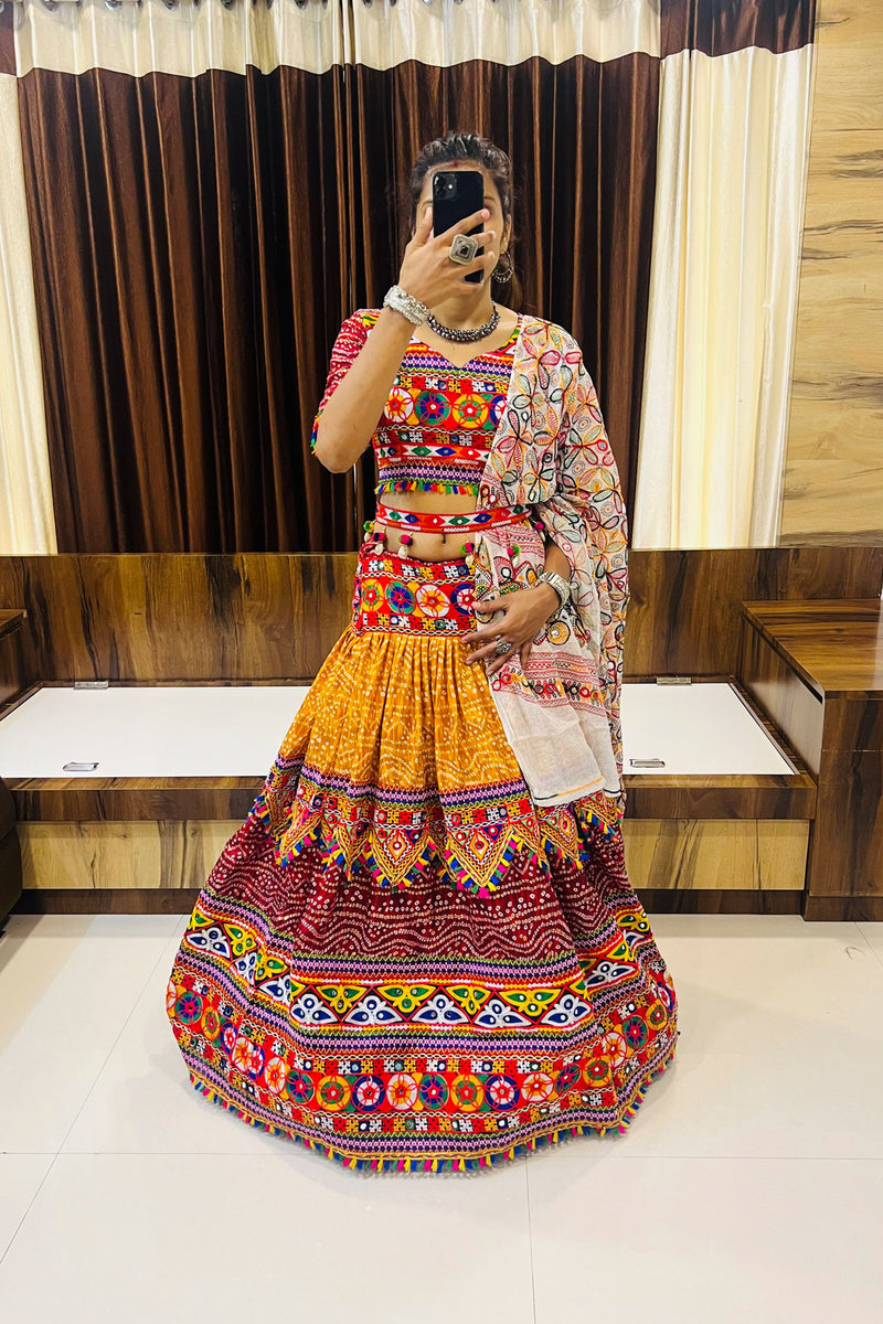 Elegant Traditional Chaniya Choli - In Mesmerizing Yellow