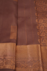 Handcrafted Triple Warp Pure Silk Saree with Box Butties &Grand Pallu