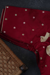 Exquisite Embroidered Organa Saree with Sparkling Foil Mirror Work