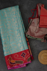 Exquisite Royal Banarasi Tissue Saree with Stylish Jacquard Blouse