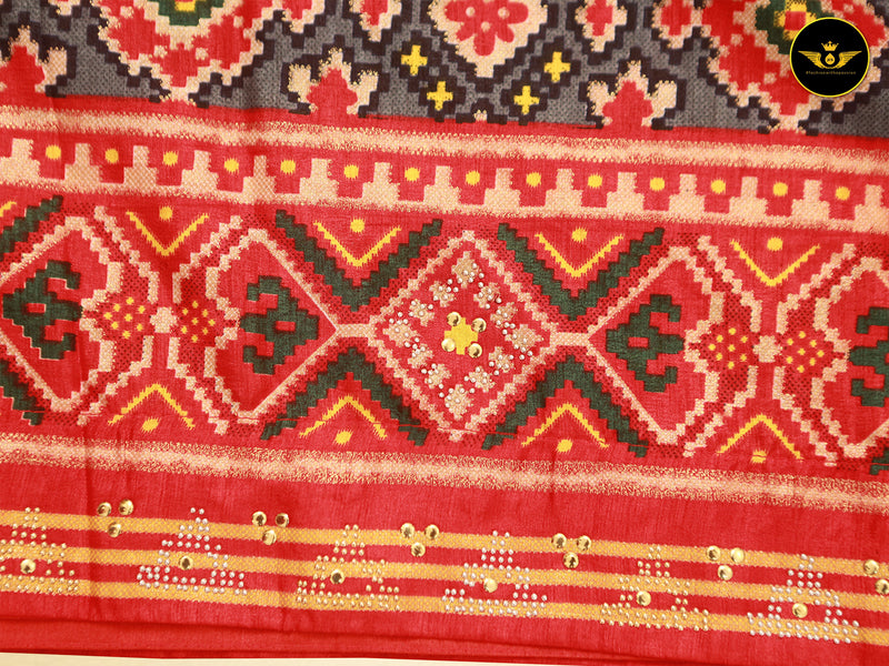 Soft Silk Patola Saree: Striking Blend of Tradition & Elegance by JCS Fashion