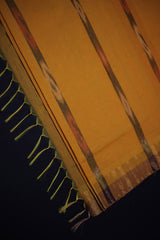 Pochampally Cotton Saree with Complimentary Blouse - Breezy Elegance