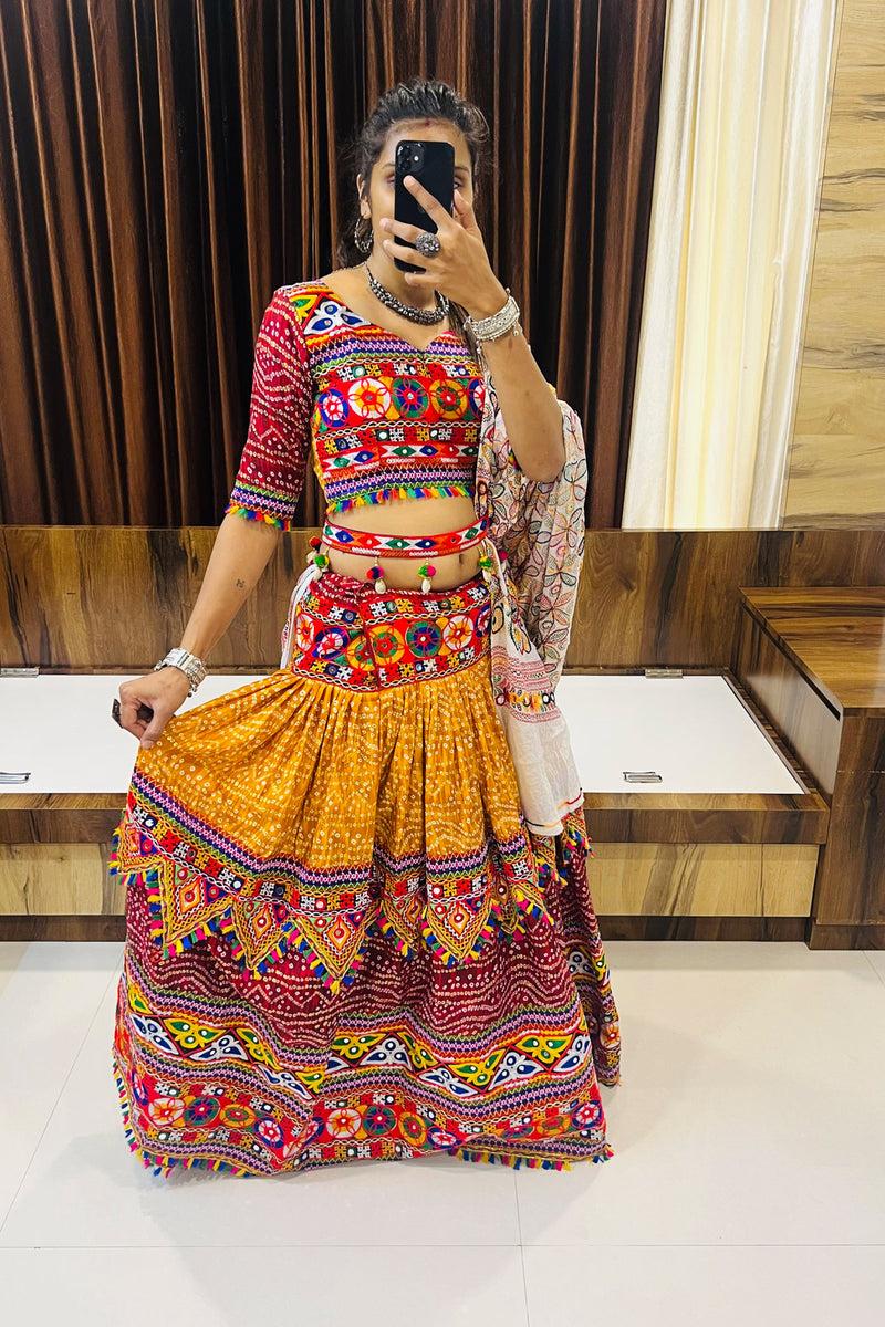 Elegant Traditional Chaniya Choli - In Mesmerizing Yellow