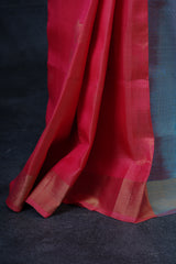 100% Authentic Handloom Kanchi Pattu, Rich Motifs, Silk Mark Certified