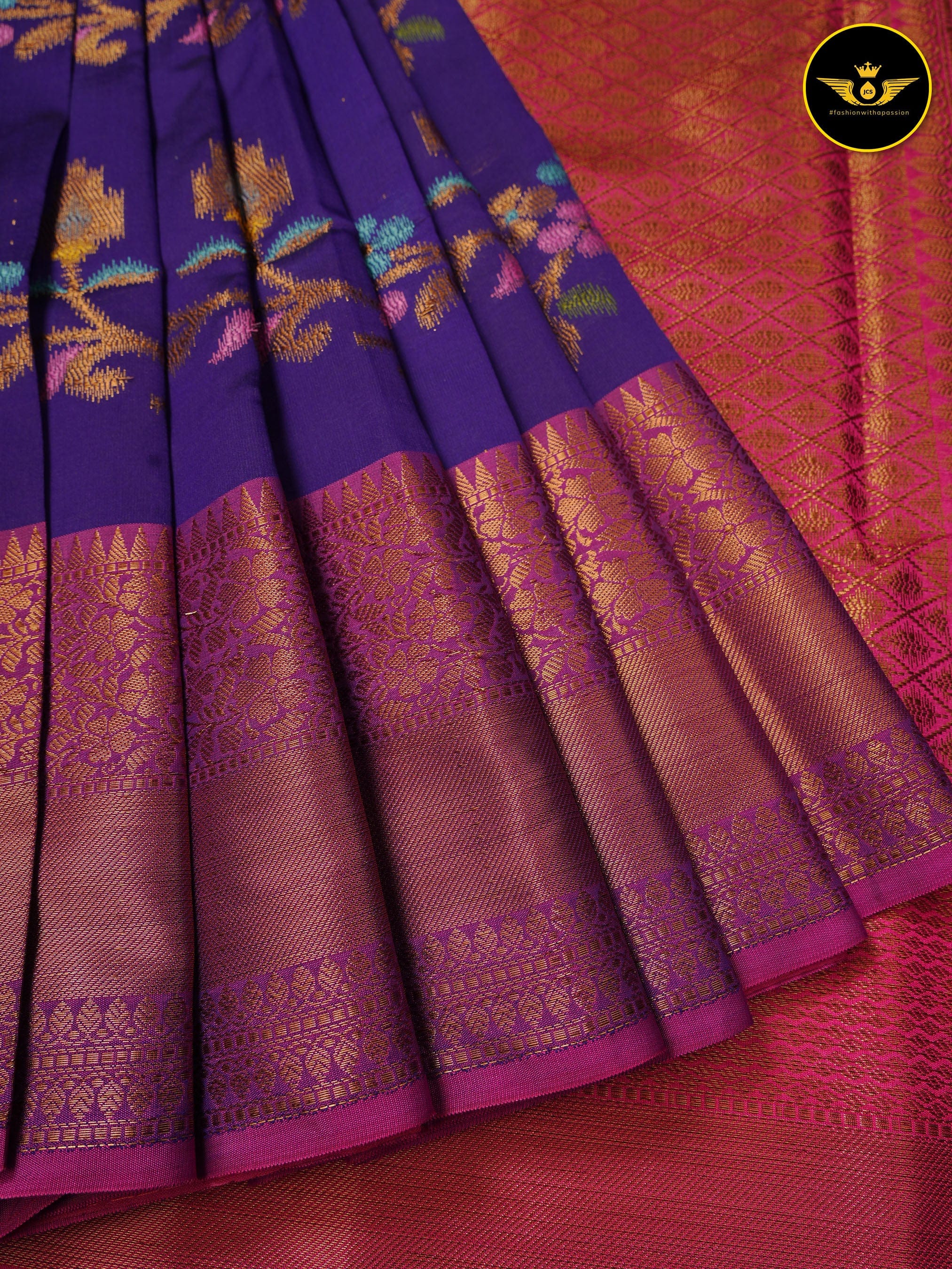 Graceful Semi Silk Saree: A Fusion of Style, Comfort & Tradition SAREE JCS Fashions