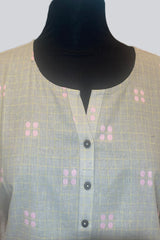 Dive into Cool Comfort with Our Handloom Cotton Kurtis at JCS Fashions