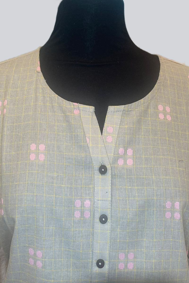 Dive into Cool Comfort with Our Handloom Cotton Kurtis at JCS Fashions