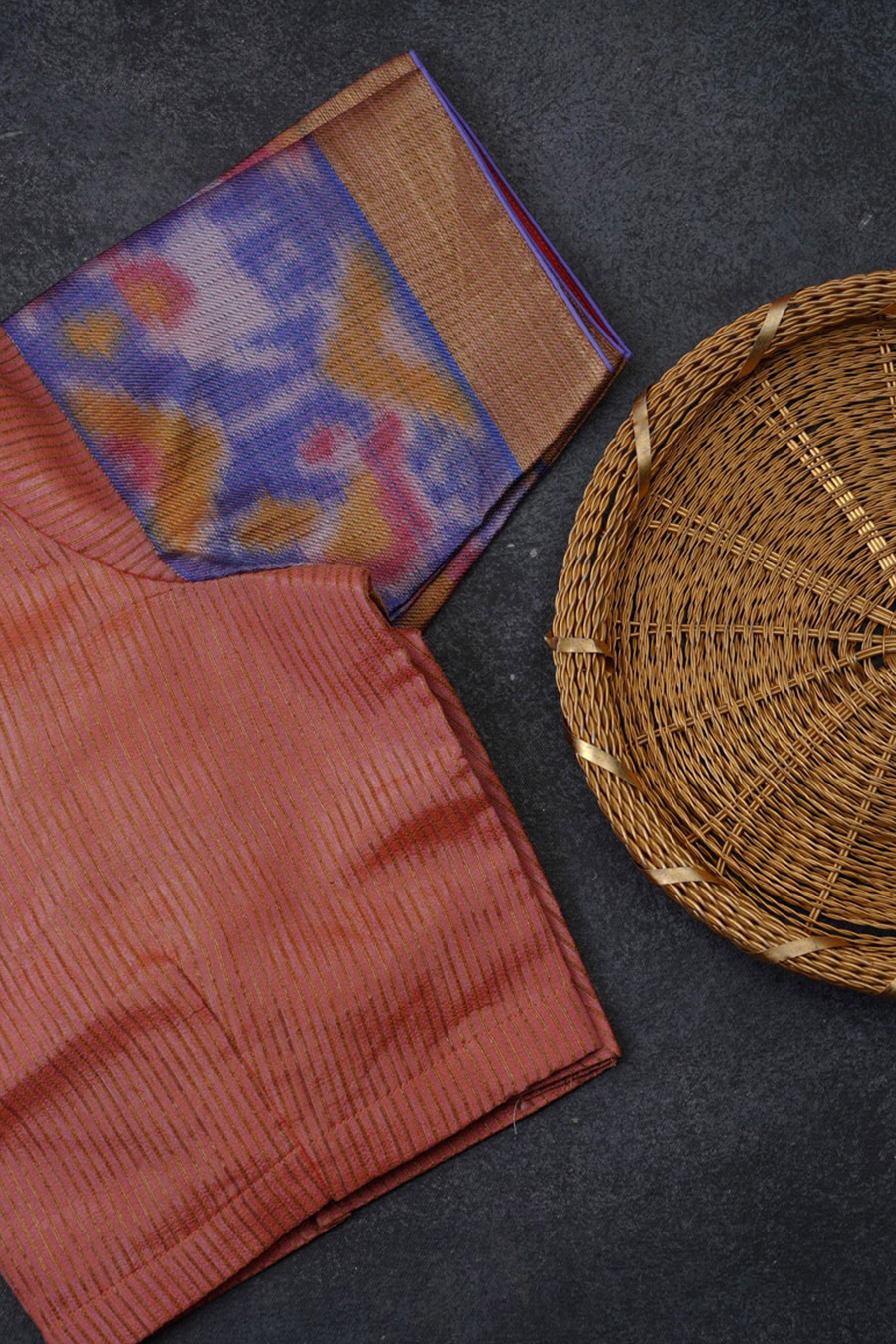Luxury Semi Tussar Silk Saree with Pochampally Border Saree JCS Fashions