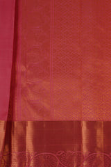 Handcrafted Elegance: Pure Handloom Silk Saree with Unique Border