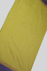 Elegance Semi-Silk Saree with Zari Details & Blouse Material