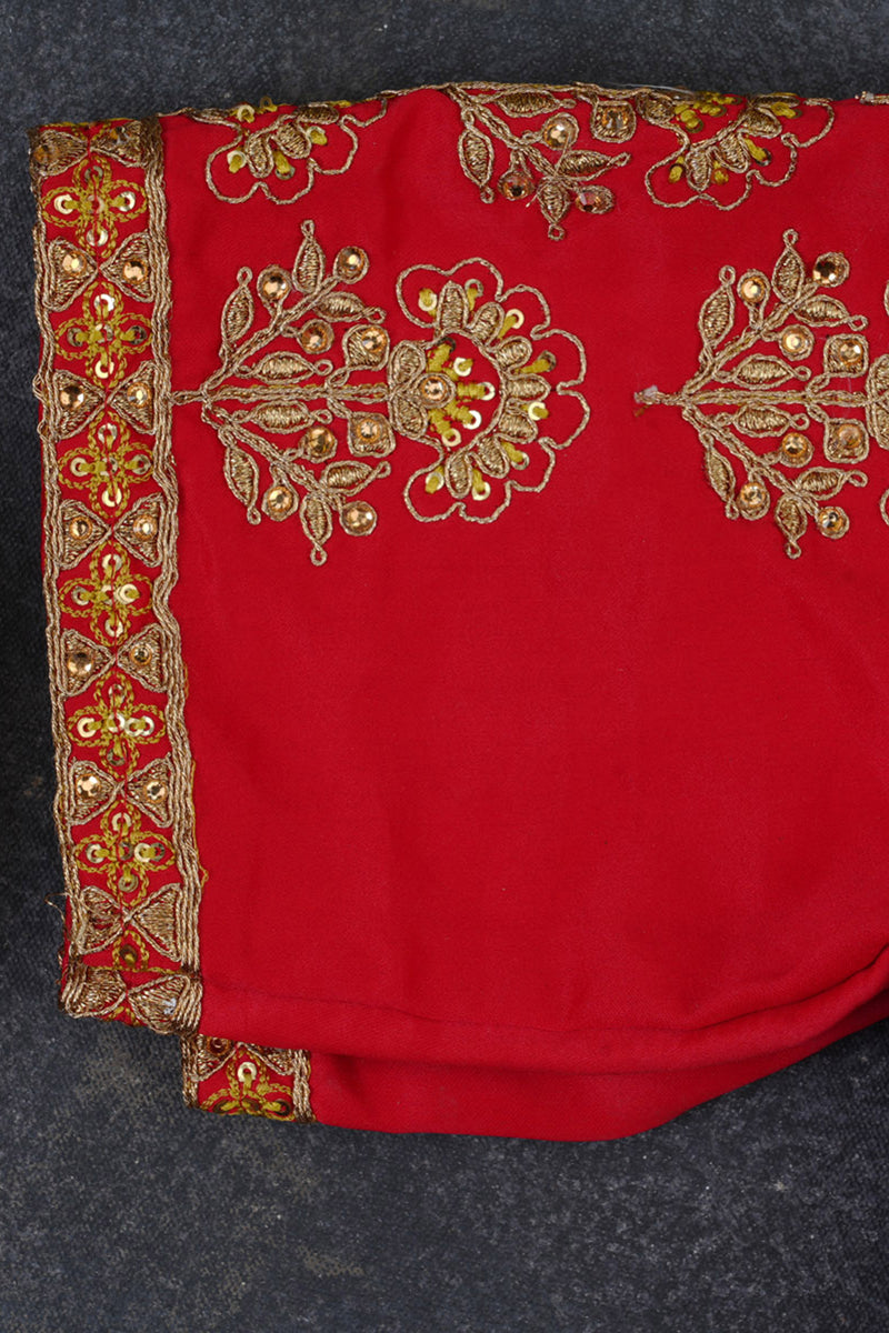 Banarasi Pattu - Authentic Handcrafted Elegance with Zardosi Work