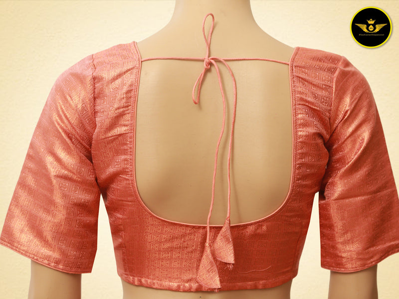 Copper Zari Chanderi Silk Cotton Saree: Elegant Weaving & Rich Texture