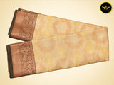 Elegant Semi-Silk Saree - Artfully Crafted Traditional Attire