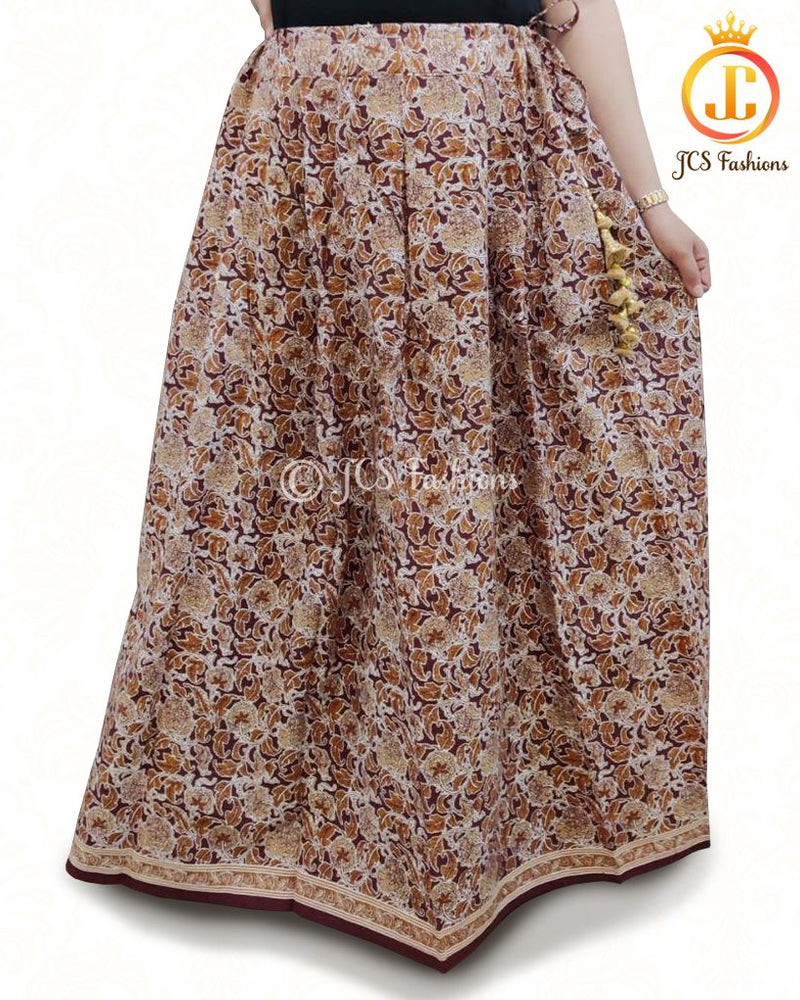 Gorgeous Kalamkari and Ajrakh Prints Skirts Lehanga