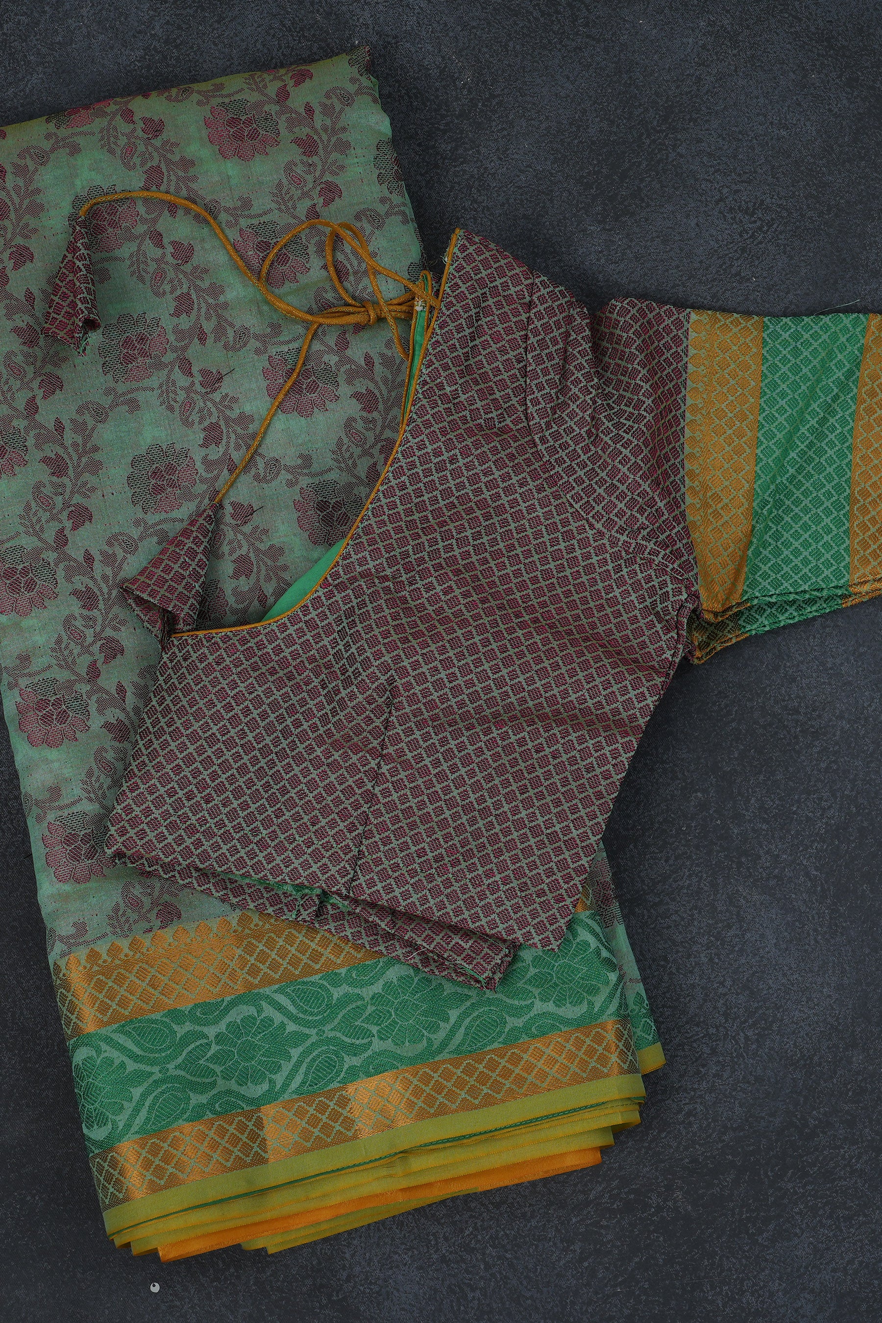 Luxurious Semi Dupion Silk Saree with Rich Adornments Saree JCS Fashions Green 5.5 meters