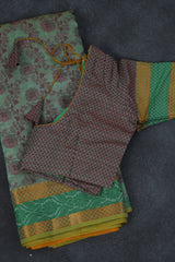 Luxurious Semi Dupion Silk Saree with Rich Adornments
